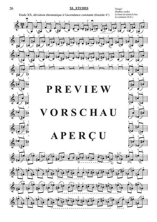 gallery: 40 Études for Violin , , (Geige Solo)