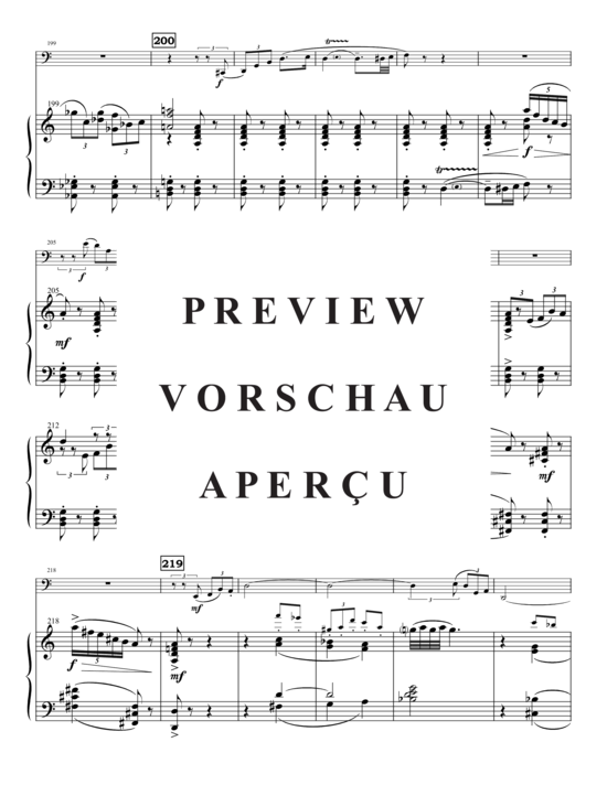 Produktgalerie: Seite 11 von 21 Concerto for Tuba and Chamber Orchestra , , (Tuba Solo + Klavier)
