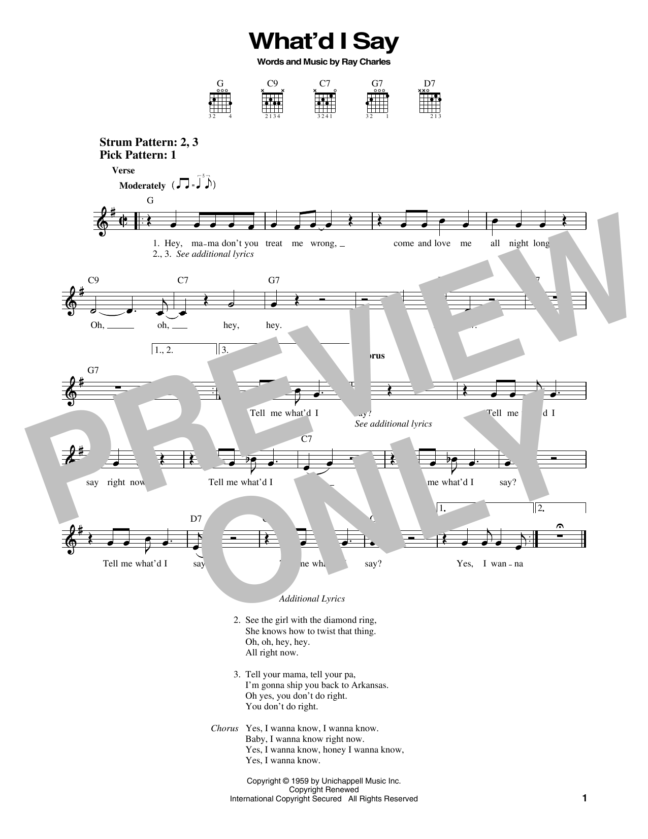 Produktgalerie: Seite 1 von 1 What'd I Say, Elvis Presley, Gitarre