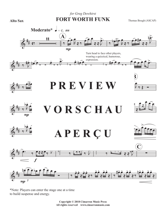 Product gallery: Page 12 of 19 Fort Worth Funk , , (Saxophone Quartet SATB)