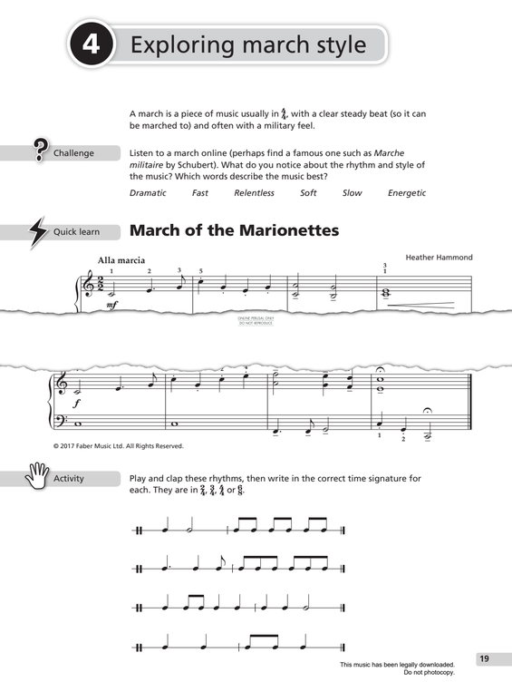 Produktgalerie: Seite 1 von 1 March Of The Marionettes, Heather Hammond, Klavier