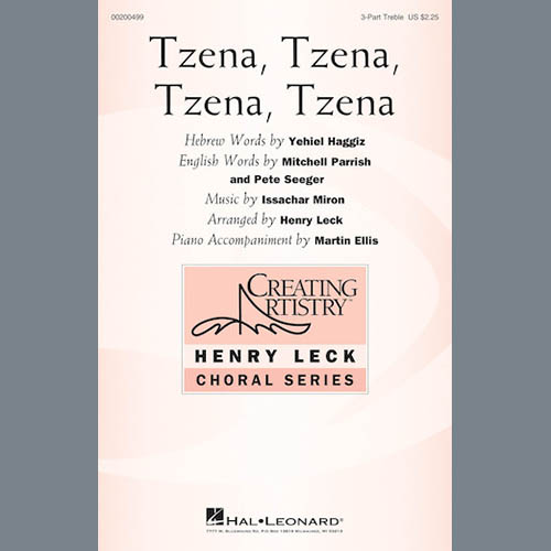 cover: Tzena, Tzena, Tzena, Tzena, Henry Leck, Chor