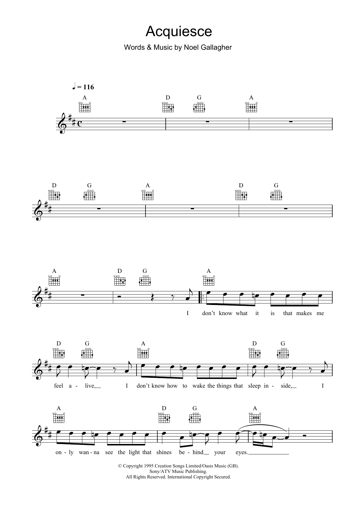 Produktgalerie: Seite 1 von 1 Acquiesce, Oasis, Melodieinstrument