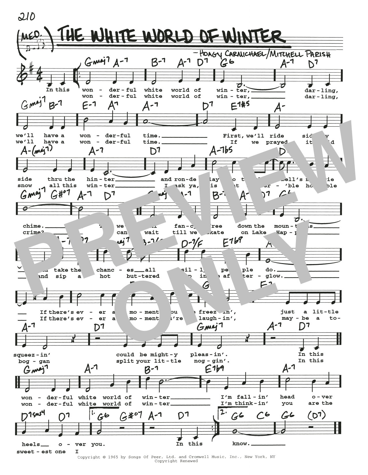 Product gallery: Page 1 of 1 The White World Of Winter, Hoagy Carmichael