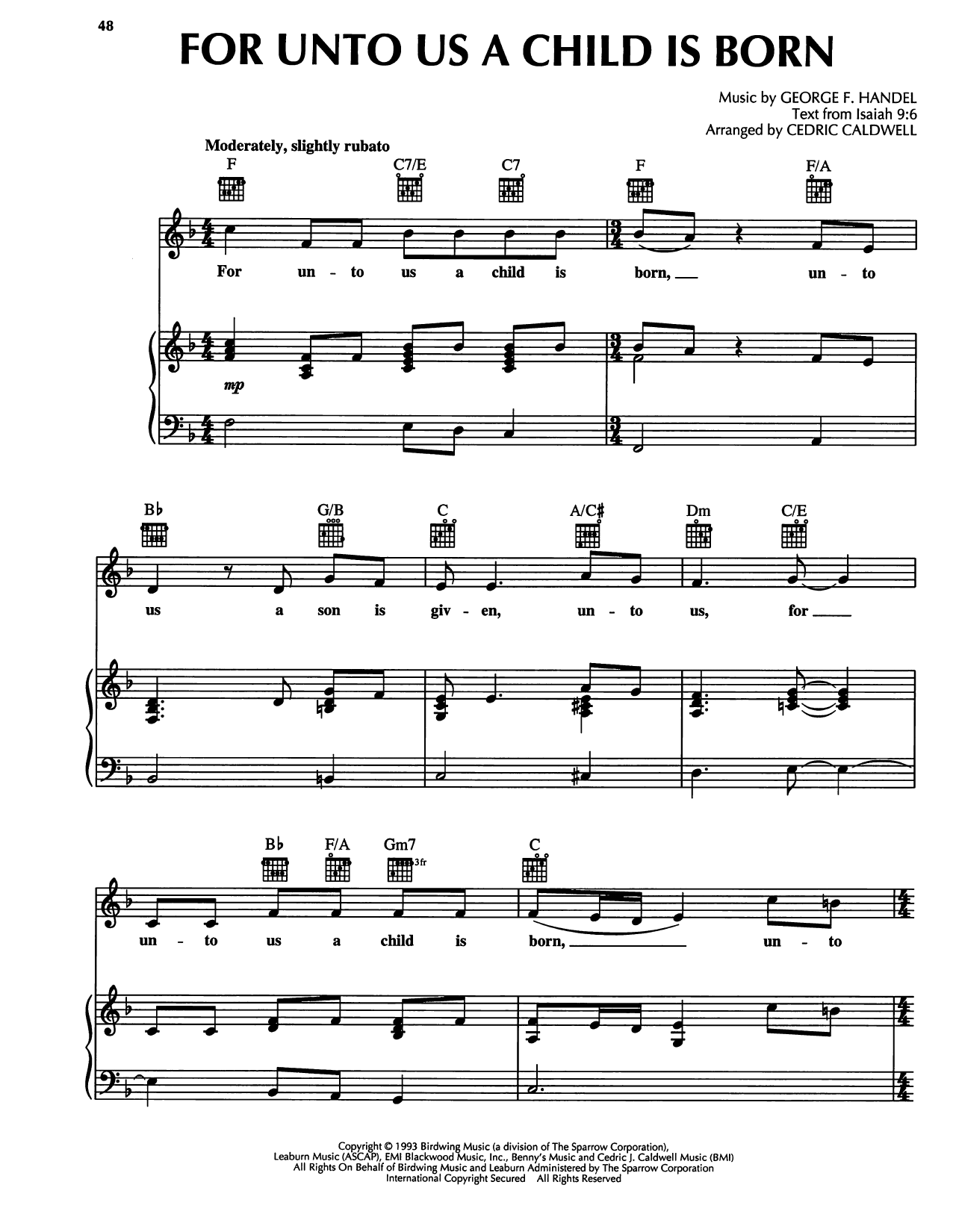Produktbild zu: For Unto Us A Child Is Born