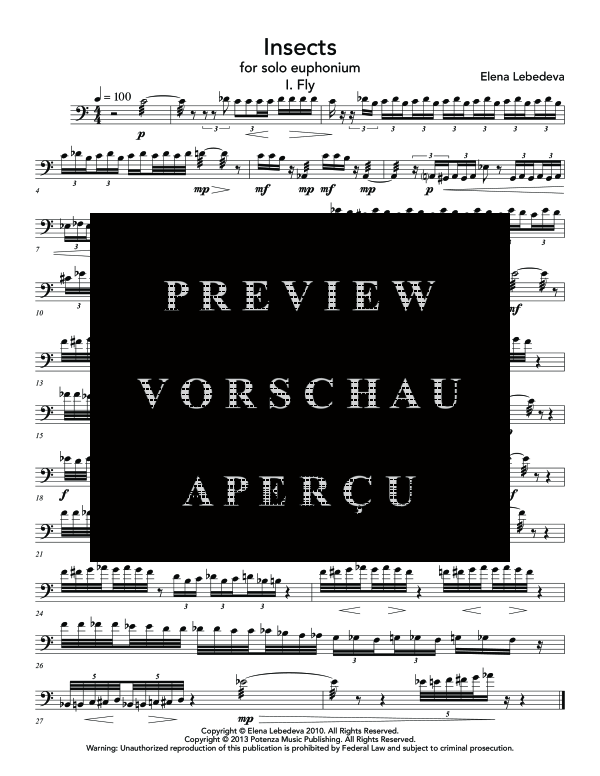 Product gallery: Page 5 of 11 Insects, , (Euphonium Solo)