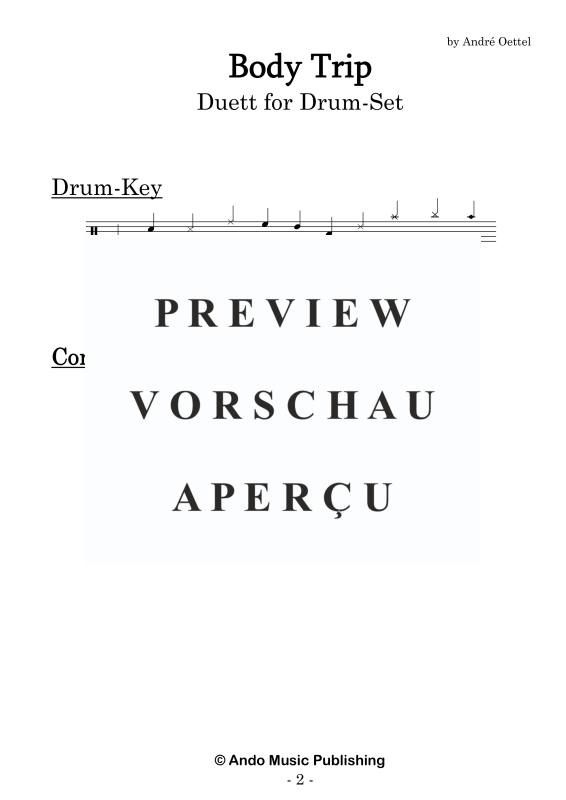 Produktgalerie: Seite 4 von 11 Body Trip, , Drumset Duet