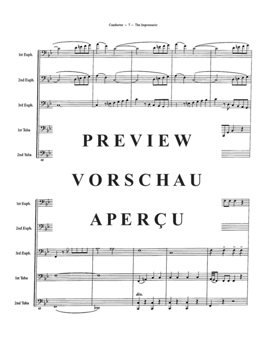 Product gallery: Page 11 of 21 Impresario Overture, The , , (Tuba Quintet EEETT)