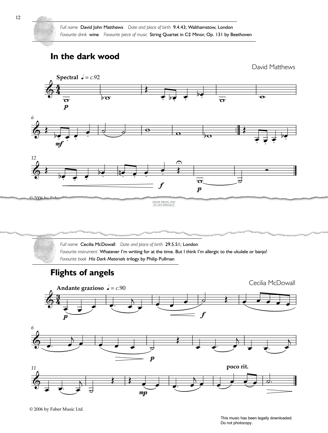 Produktgalerie: Seite 1 von 1 Flights Of Angels, Cecilia McDowall, Klarinette, Klavier