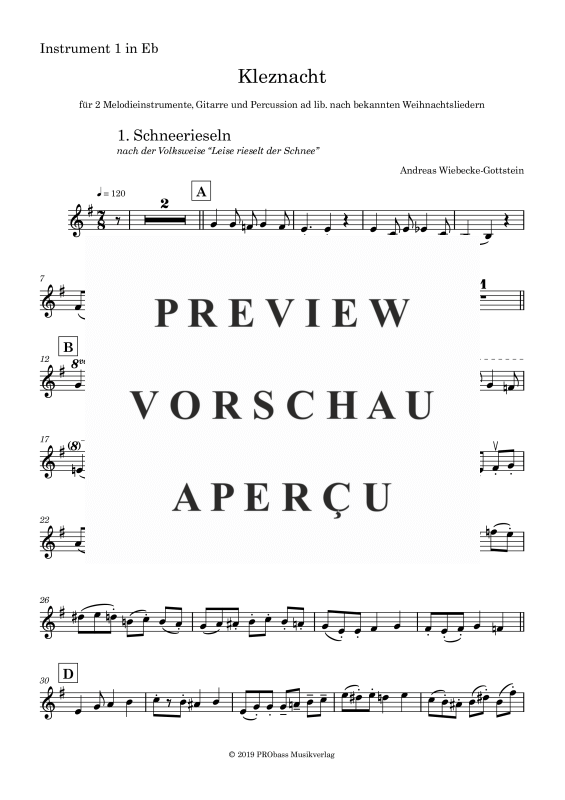 gallery: Kleznacht, , 1st Part In E Flat For Quartet