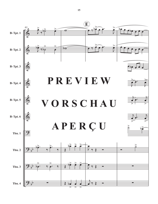 Product gallery: Page 17 of 21 Grand Intrada , , (Brass Ensemble, 6x trumpet + 4x trombone)
