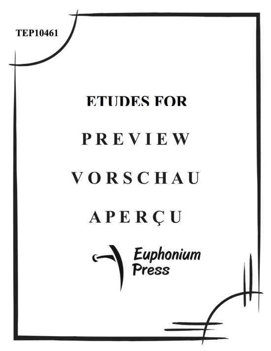 Product gallery: Page 2 of 21 Etudes for Euphonium, Vol. 4 , , (Euphonium Solo)
