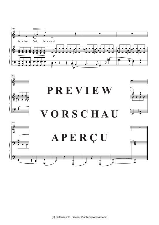 Product gallery: Page 6 of 6 Sonntags am Rhein  , , Piano and Voice