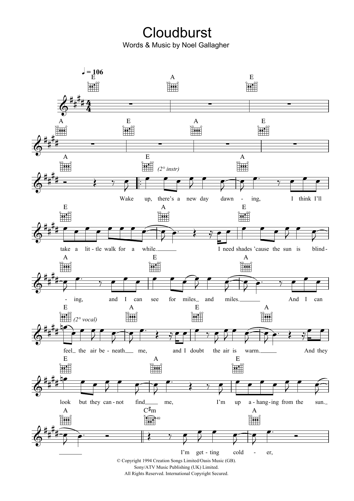 Produktgalerie: Seite 1 von 1 Cloudburst, Oasis, Melodieinstrument