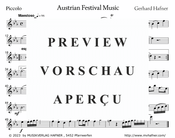 gallery: Austrian Festival Music, , (large wind orchestra)