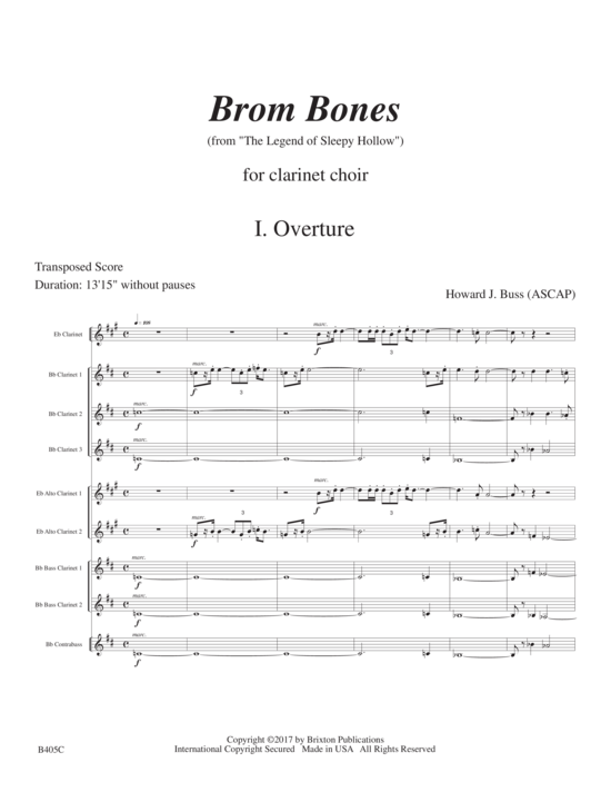 Product picture to: Brom Bones Howard J. Buss