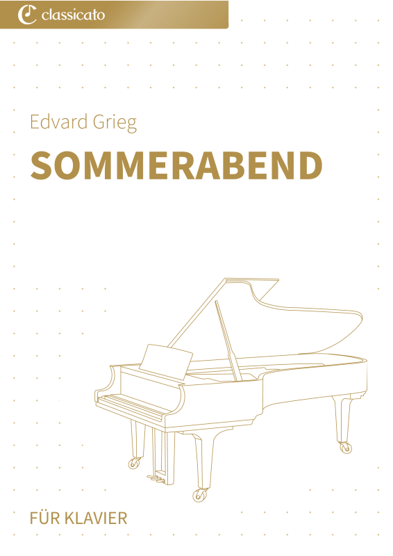 Produktbild zu: Sommerabend - vereinfachte FassungEdvard Grieg