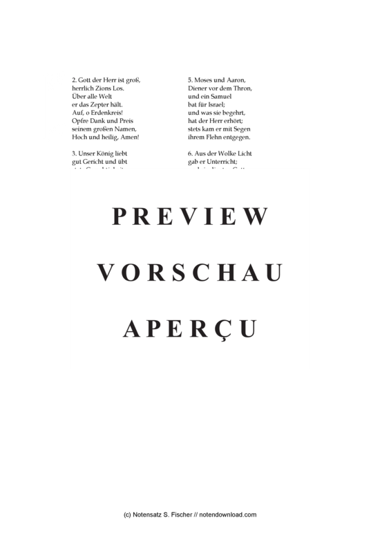 Produktgalerie: Seite 3 von 3 Gott beherrscht sein Reich, ihm ist Niemand gleich , , (Gemischter Chor)