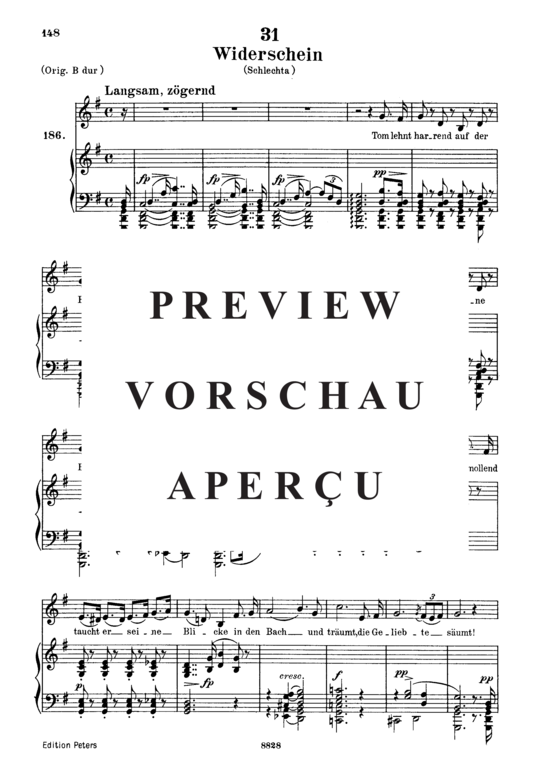 Product gallery: Page 2 of 4 Widerschein D.639, , Low Voice and Piano