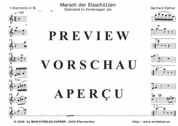 Product gallery: Page 11 of 11 Marsch der Eisschützen, , (large wind orchestra)