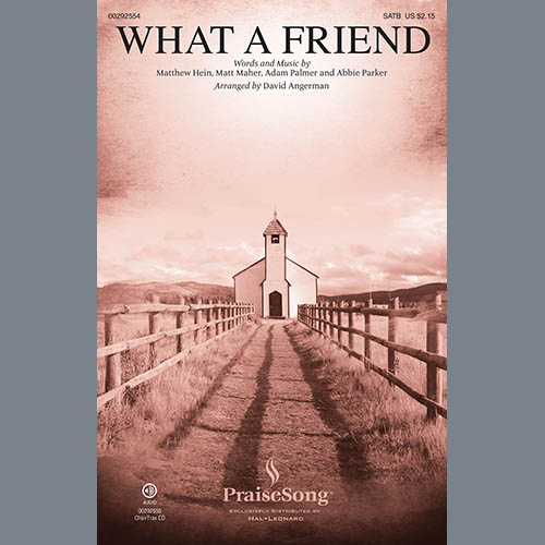 cover: What A Friend, David Angerman
