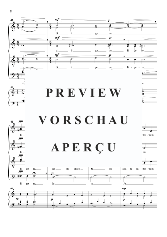 Produktgalerie: Seite 9 von 11 Jesu dulcis memoria (motet on Gregorian theme), , Gemischter Chor