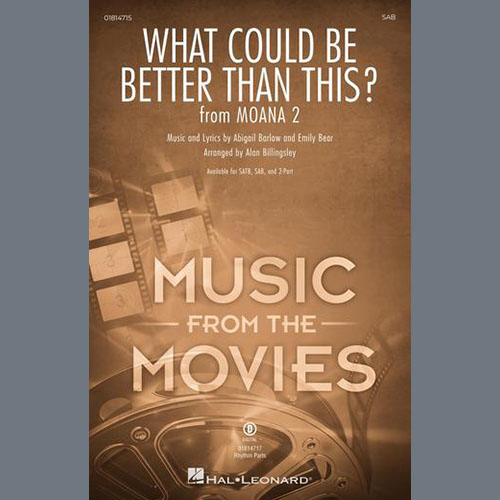 cover: What Could Be Better Than This? (from Moana 2) (arr. Alan Billingsley), Abigail Barlow & Emily Bear