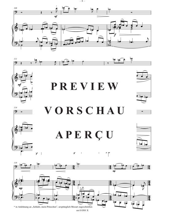 Product gallery: Page 9 of 13 Letztes Wiegenlied , , (Cello + Klavier)