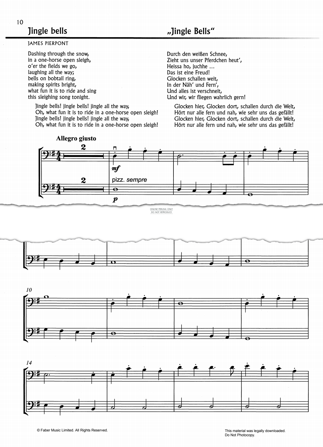 Produktgalerie: Seite 1 von 1 Jingle Bells, James Pierpont, Violoncello