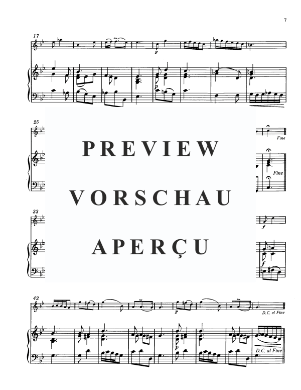 Produktgalerie: Seite 10 von 11 Sonate IV in C-Moll, , Horn in F und Klavier