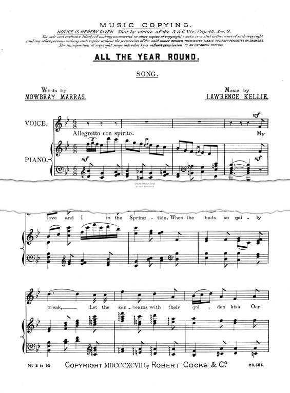 Produktgalerie: Seite 1 von 1 All The Year Round, Lawrence Kellie, Gesang, Klavier