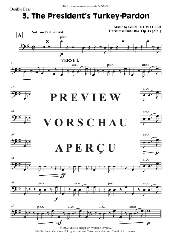 Produktgalerie: Seite 6 von 21 Christmas Suite Box , , (Stimmenauszug Kontrabass)