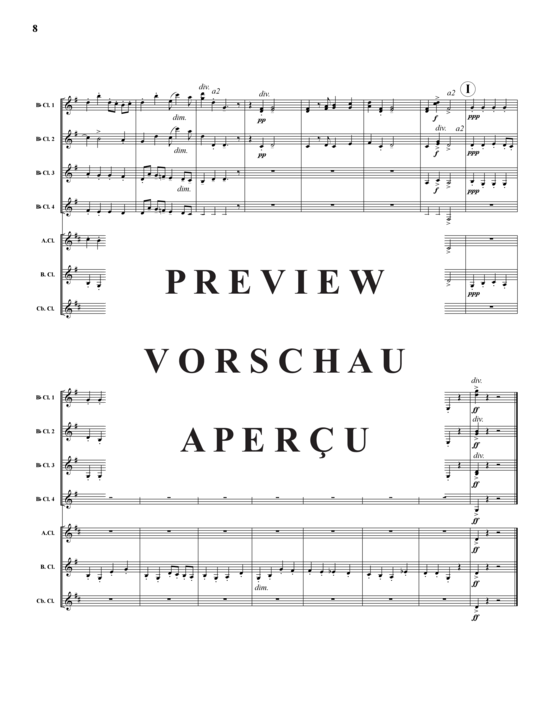 Product gallery: Page 9 of 21 Mock Morris , , (clarinet choir)