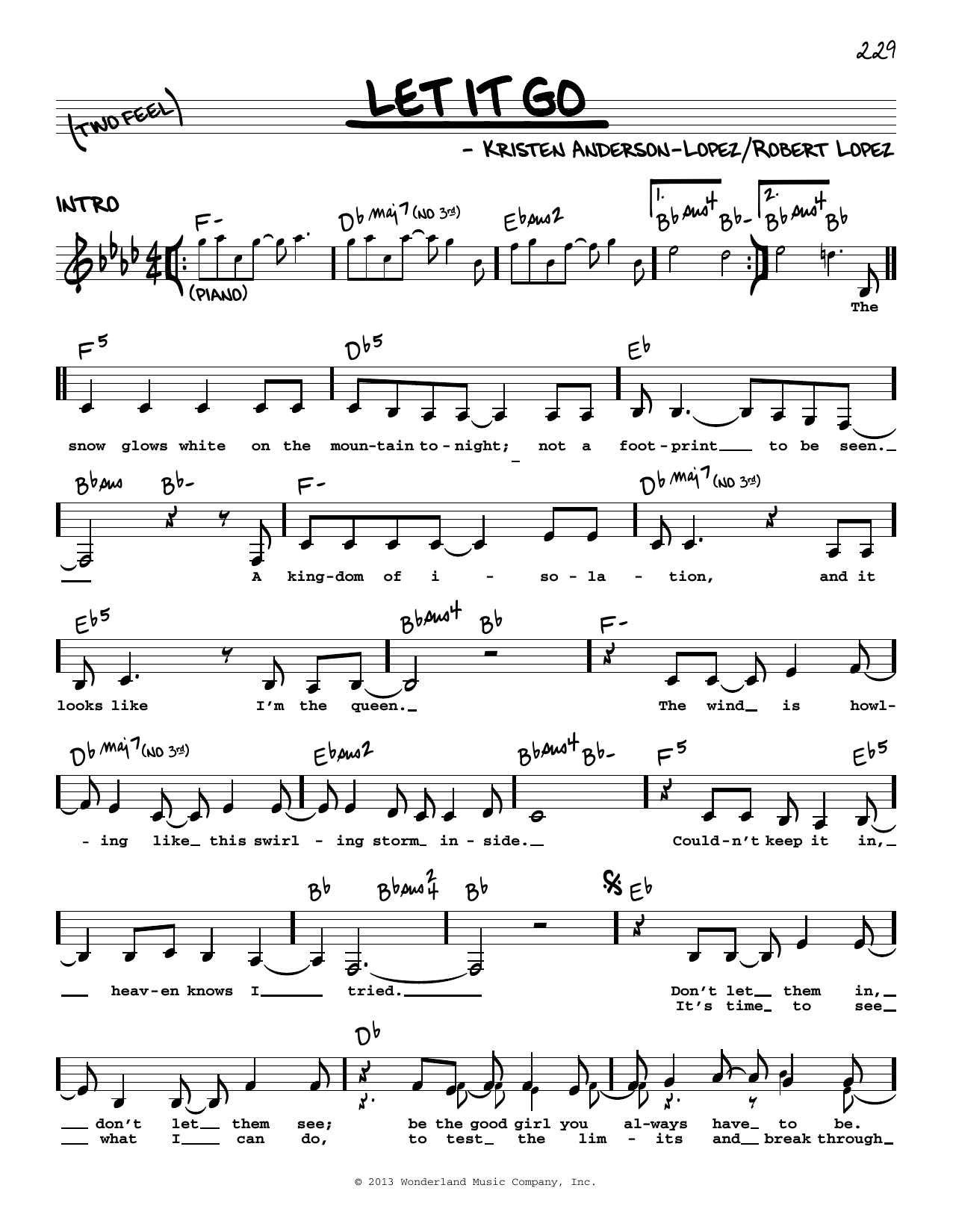 Produktbild zu: Let It Go (from Frozen)