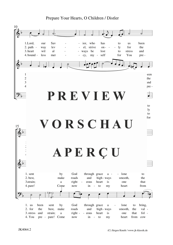 gallery: Prepare Your Hearts, O Children, , (Gemischter Chor)