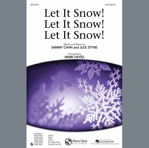cover: Let It Snow! Let It Snow! Let It Snow! (arr. Mark Hayes), Sammy Cahn & Julie Styne, Chor
