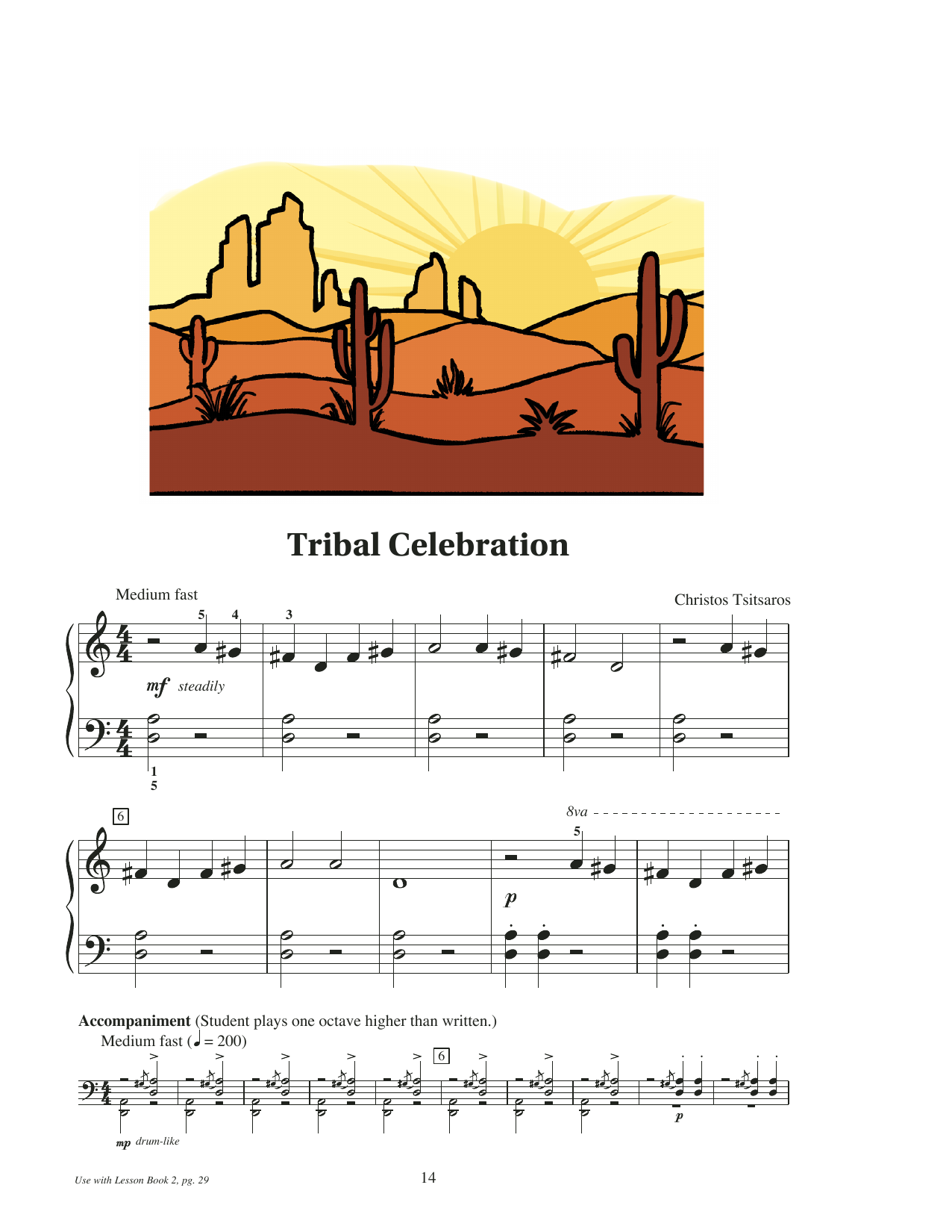 Produktgalerie: Seite 1 von 1 Tribal Celebration, Christos Tsitsaros, Klavier
