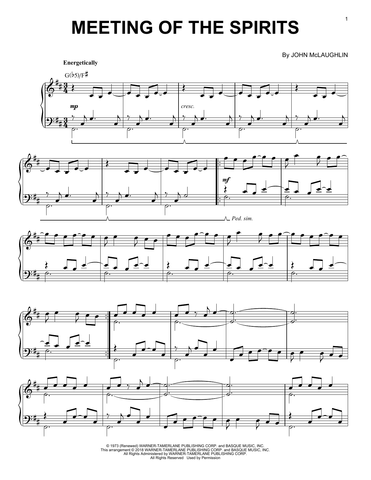 Product gallery: Page 1 of 1 Meeting Of The Spirits, John McLaughlin