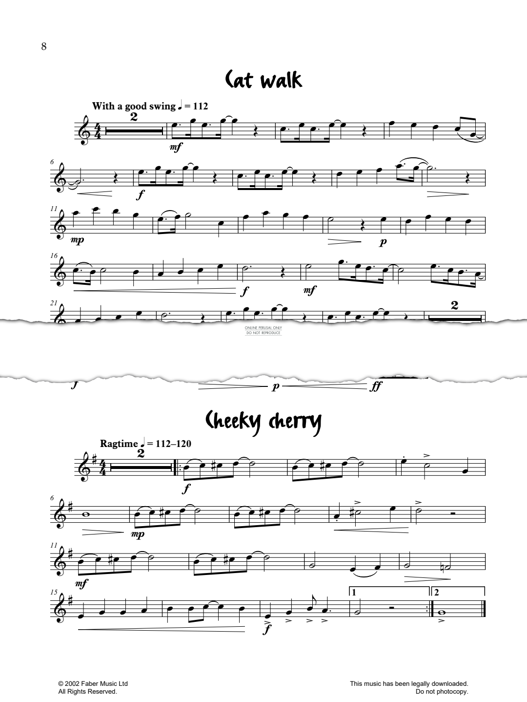 Produktgalerie: Seite 1 von 1 Cat Walk (from 'Really Easy Jazzin' About'), Pam Wedgwood, Klavier, Oboe