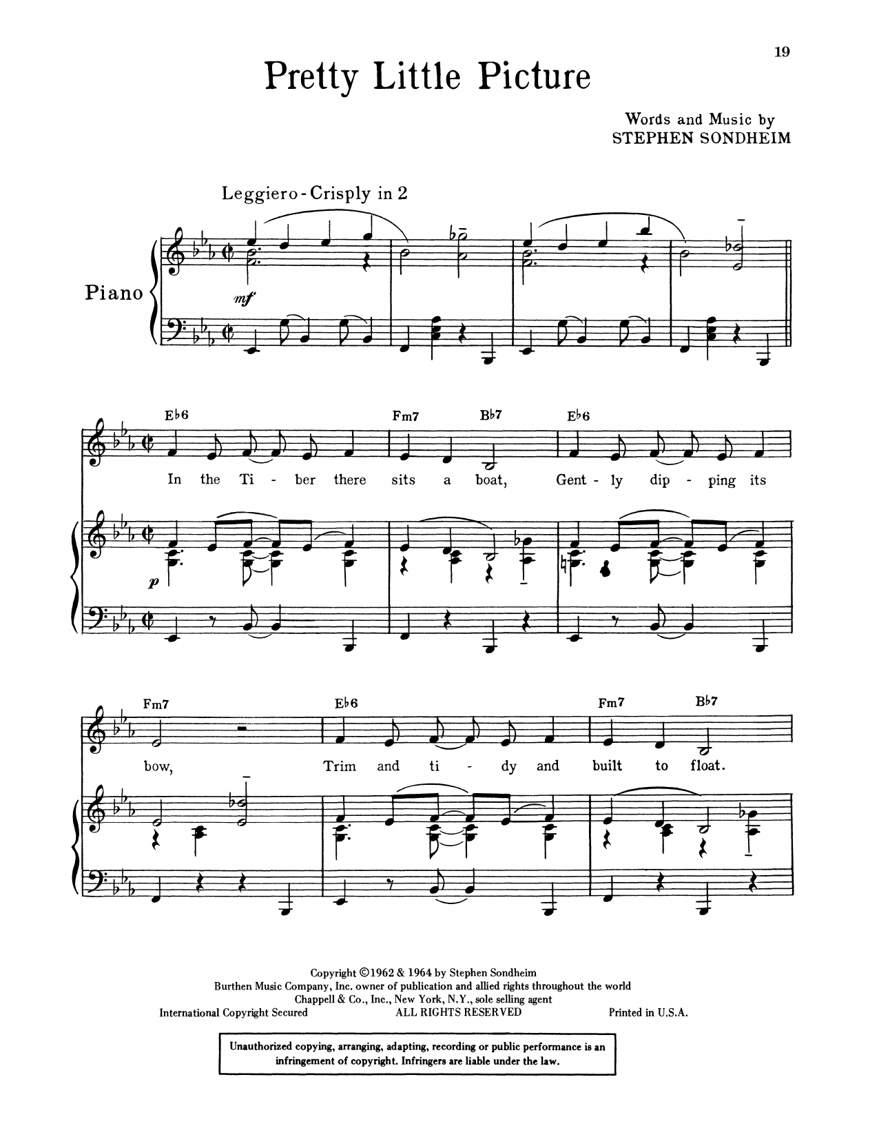 Produktbild zu: Pretty Little Picture (from A Funny Thing Happened On The Way To The Forum)