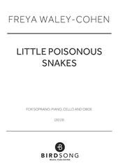 Produktbild zu: Little Poisonous Snakes (Landay)