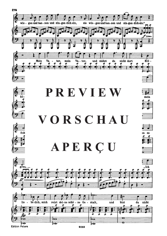 gallery: Erlkönig D.328 , , (Gesang hoch + Klavier)