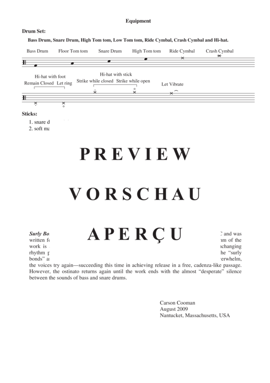 Product gallery: Page 2 of 6 Surely Bonds , , (Drum Set Solo)