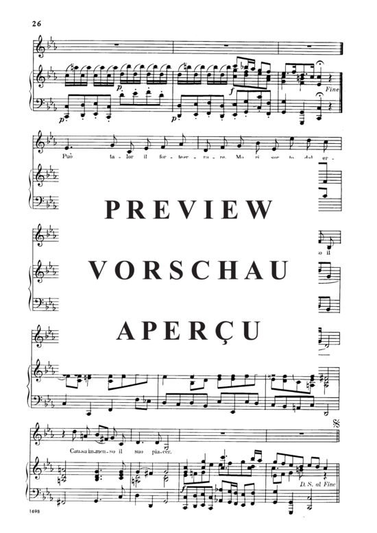 gallery: Sorge infausta una procella , , (Alt + Klavier)