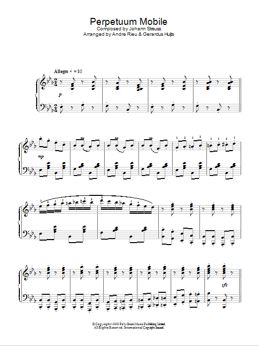 Product gallery: Page 1 of 1 Perpetuum Mobile, Andre Rieu