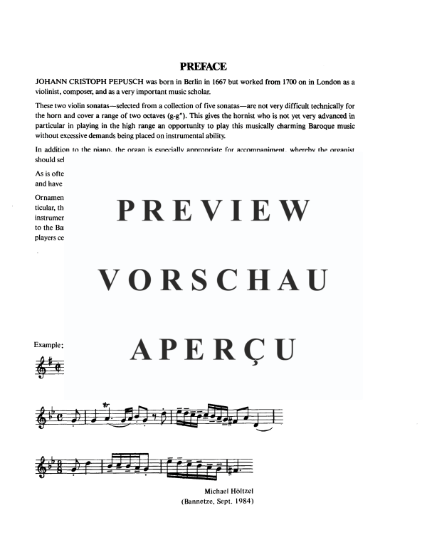 Produktgalerie: Seite 3 von 11 Sonate IV in C-Moll, , Horn in F und Klavier