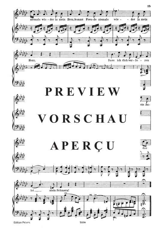 Product gallery: Page 3 of 3 Am Grabe Anselmo's D.504, , Medium Voice and Piano