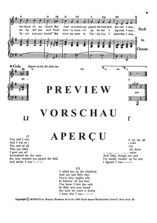 Produktgalerie: Seite 5 von 8 Left Right Of Your Heart (Hi-Lee Hi-Lo Hi-Lup-Up-Up) , Page, Patti  , (Klavier und Gesang)