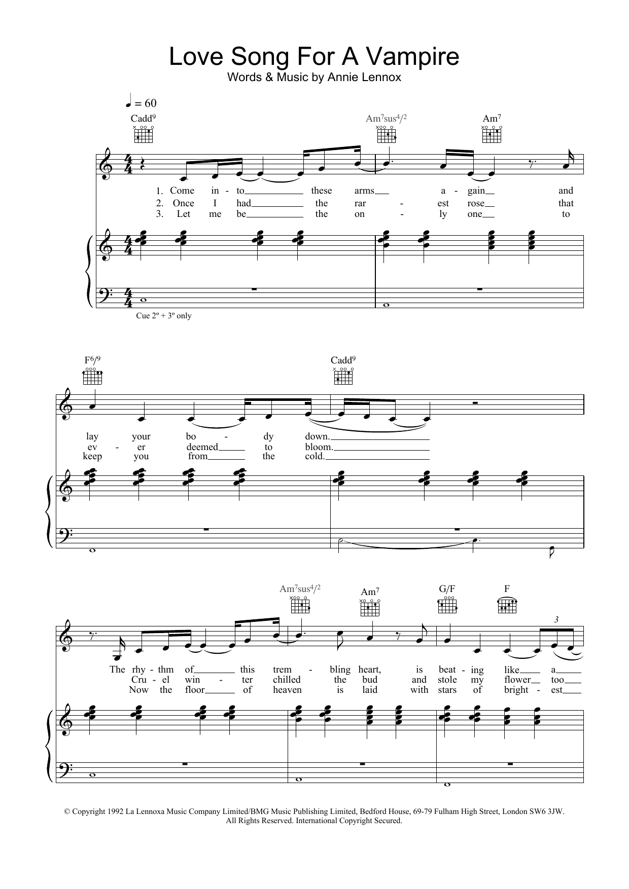 Product picture to: Love Song For A Vampire