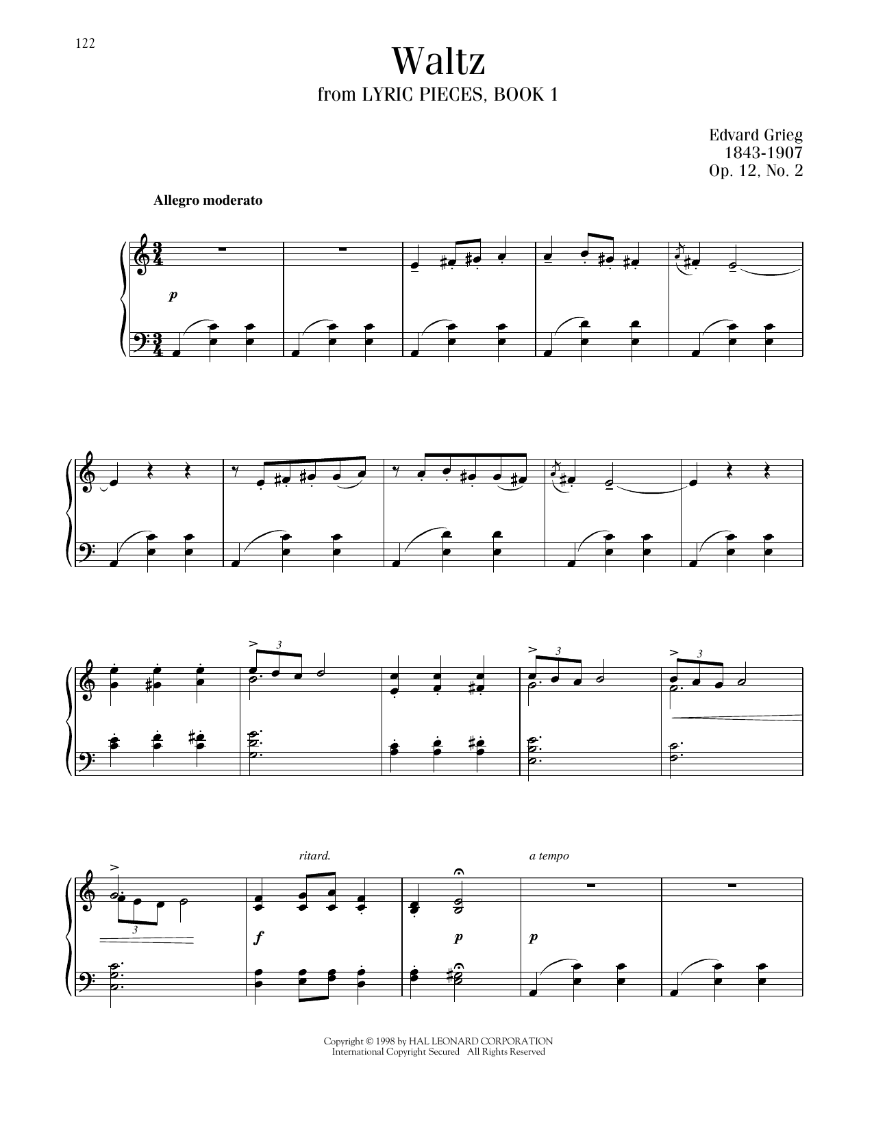 Product picture to: Waltz, Op. 12, No. 2